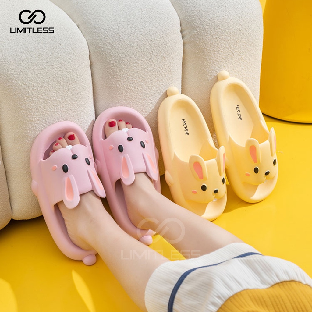 Sandal Kelinci Anak Selop Terbaru 2023 Sendal Anak Kelinci Lucu Indoor Outdoor Sandal Bunny Rabbit Rumah