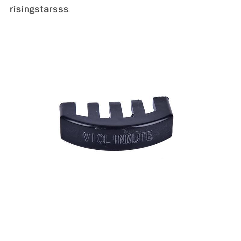 Rsid Span-new 1Pc Violin Latihan Mute Karet Hitam Berat Violin Peredam Akustik Jelly Elektrik