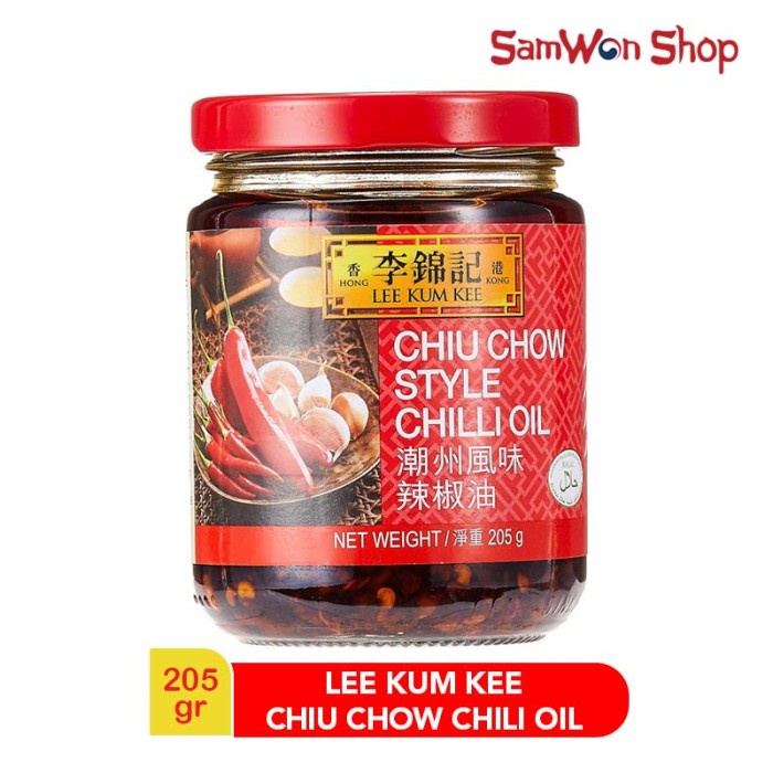 

Bisa COD LEE KUM KEE CHIU CHOW CHILI OIL 205 GRAM - SAUS CABAI MINYAK KEDELAI