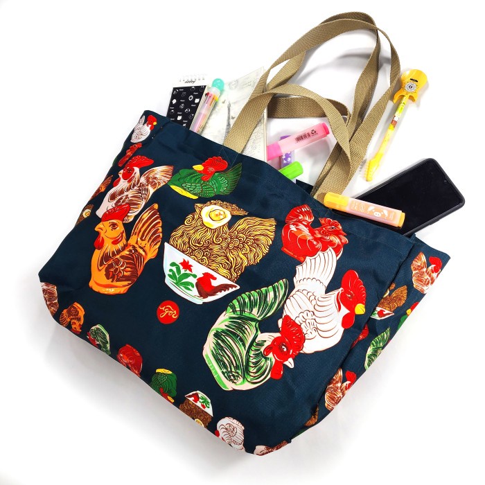 

TERMURAH Tas Totebag Kanvas Halus Belanja Jalan IGOR Celengan Ayam Tali Combo