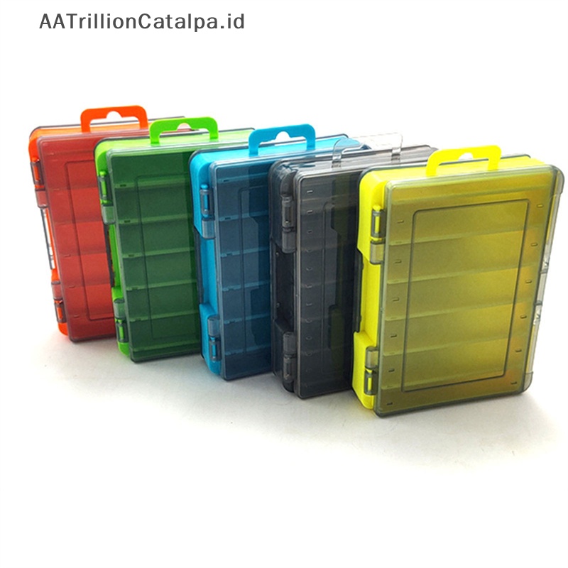 Aatrillioncatalpa 1Pcs Fishing Tackle Boxes Tempat Penyimpanan Fishing Tackle Boxes Aksesoris Box ID