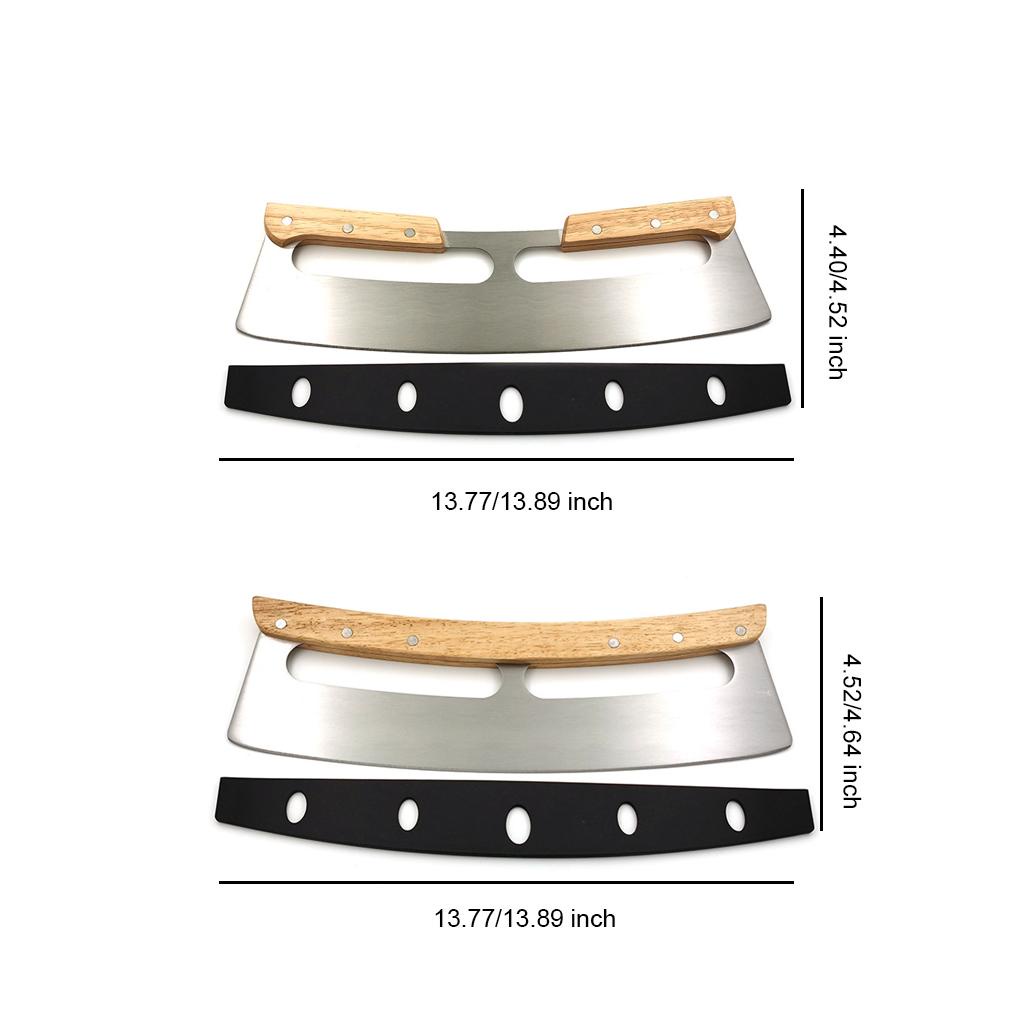 Pizza Slicer Dengan Penutup Pelindung Alat Rajang Masak Stainless Steel Mengiris Dapur Untuk Aksesoris Kue