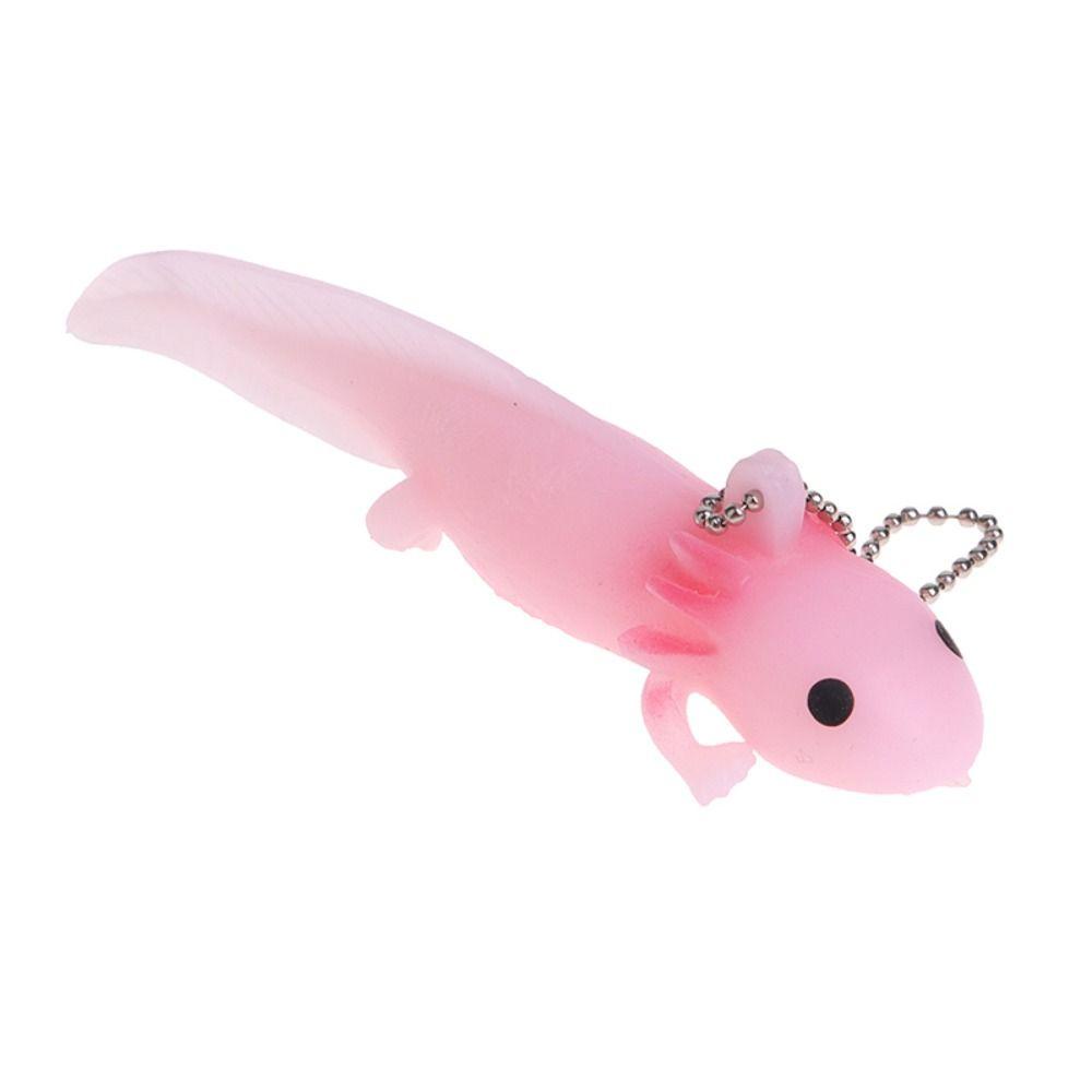 Lanfy Fish Giant Keychain 1pc Gantungan Kunci Lucu Giant Salamander Mainan Untuk Anak Perempuan Prank Joke Toy