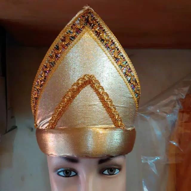 Topi tanjak anak // topi anak adat melayu - Songket