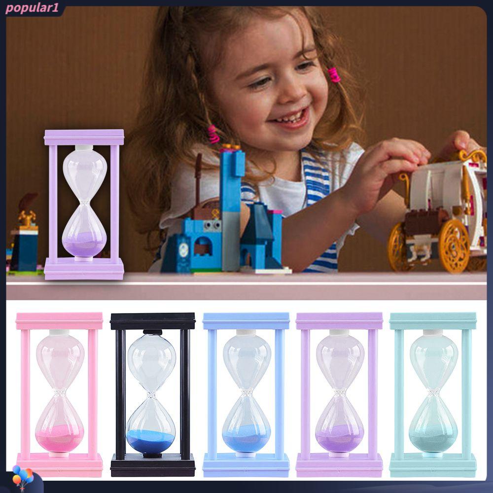 Populer Jam Pasir Timer Anak-Anak Nikmat Desktop Dasar Plastik Sikat Gigi Shower Timer