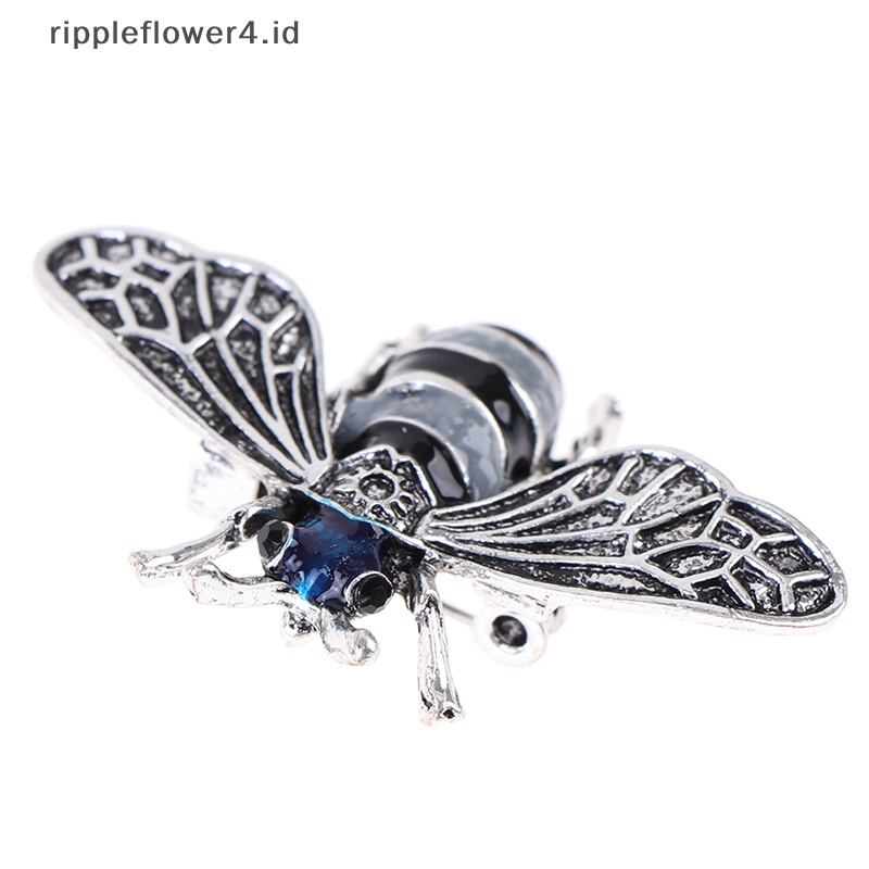 {rippleflower4.id} 1pc Bros Lebah Kerah Pin Wanita Pernikahan Kantor Bros Pin Hadiah Aksesoris~