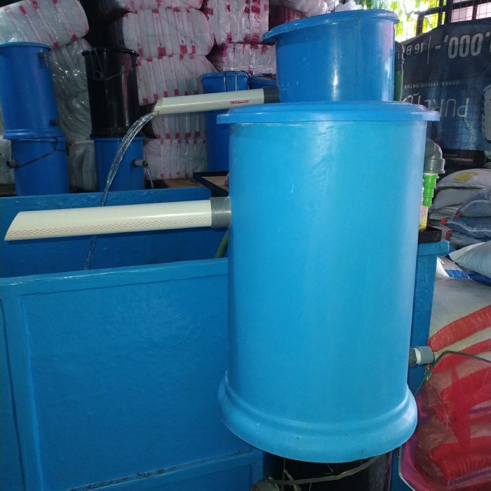Tong Filter Kolam Koi Bahan Fiberglass Size Medium Air Jernih & Sehat