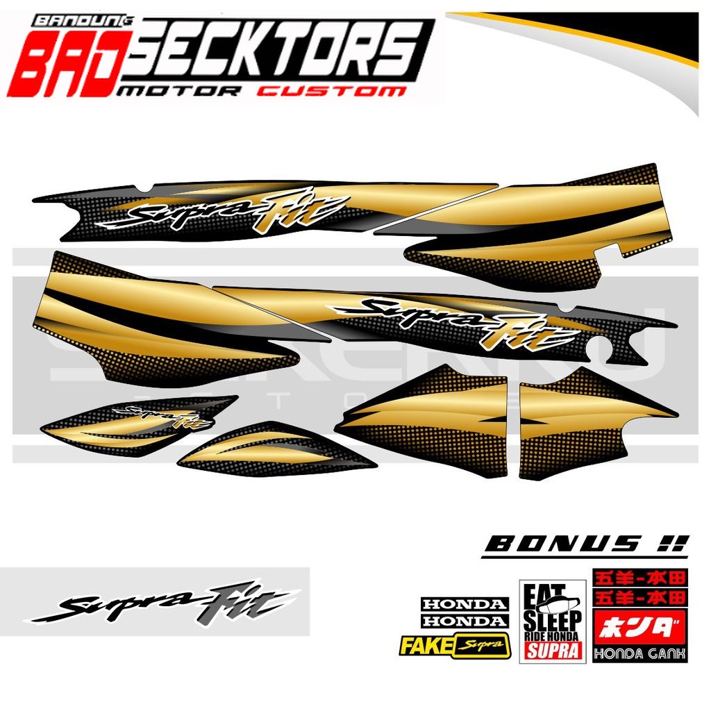 STRIPING SUPRA FIT LAMA 3/ STIKER SUPRA FIT OLD / STICKER SUPRA FIT OLD / SETIKER SUPRA FIT LAMA / S