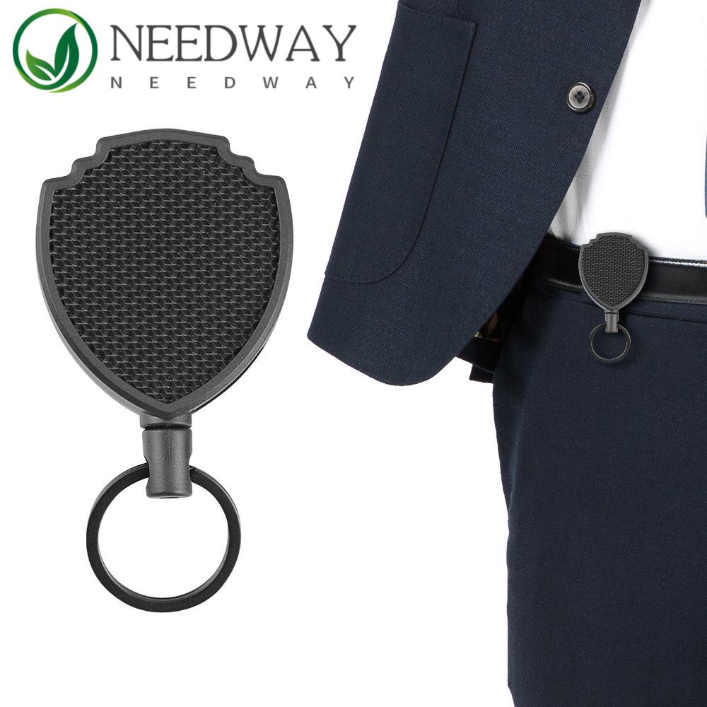 Needway  Retractable Keychain Camping Tarik Mudah Anti Hilang Gantungan Kunci Multifungsi