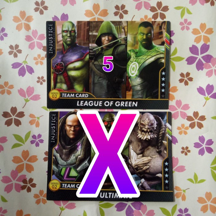 injustice platinum team card satuan NON FOIL