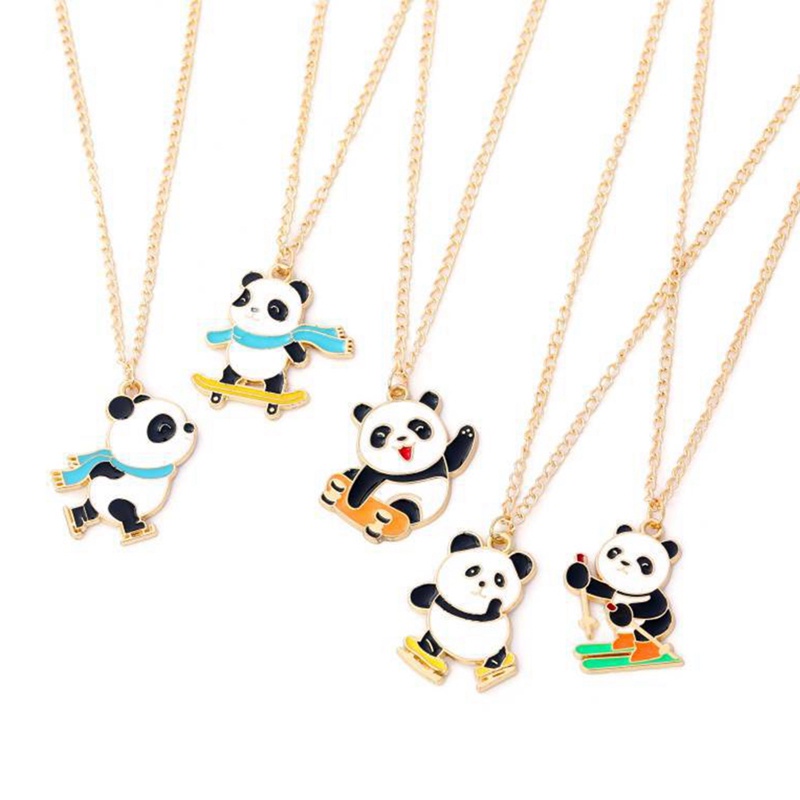 Fashion Panda Kalung Untuk Wanita Pesona Rantai Kalung Chokers Kerah Perhiasan Hadiah