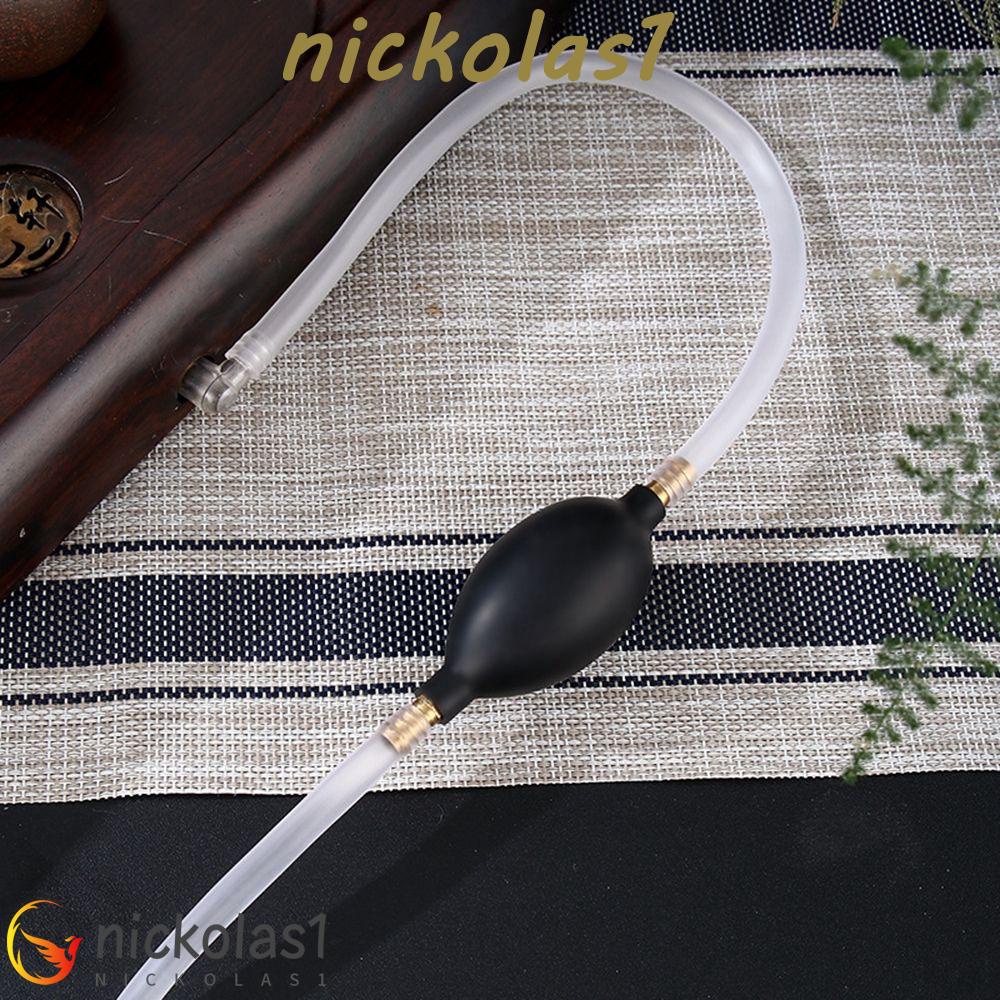 Nickolas1 Pompa Manual Siphon Handheld Universal Fish Tank Pipe Pump Pipa Hisap Bola Serap