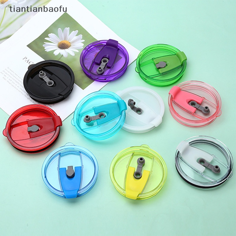 [tiantianbaofu] 30oz Sealing Bottle Cover Splash Spill Proof Tutup Plastik Polos Untuk Tumbler Cup Butik