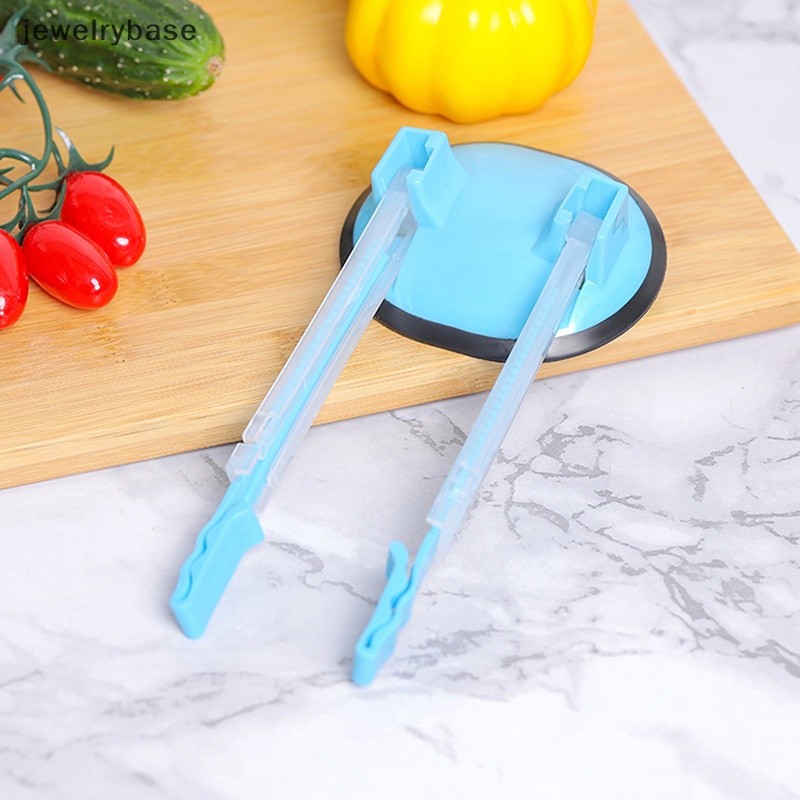 [jewelrybase] Adjustable Non Slip Ziplock Storage Bag Holder Bag Clip Hands-Free Tangan Plastik Baggy Rak Sandwichs Bag Shelves Dapur Gadget Butik