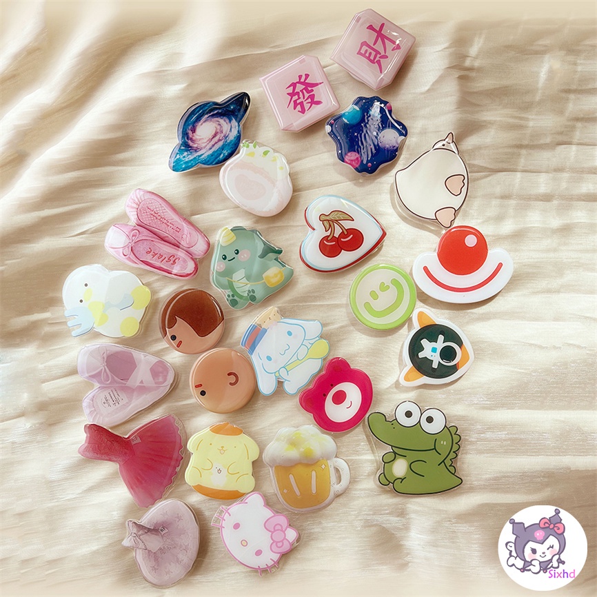 Untuk iPhone Lucu Fashion Kucing Ponsel Holder2023Aksesoris Panas Ditarik Lipat Braket Telepon Portabel, Alat Dewa Malas