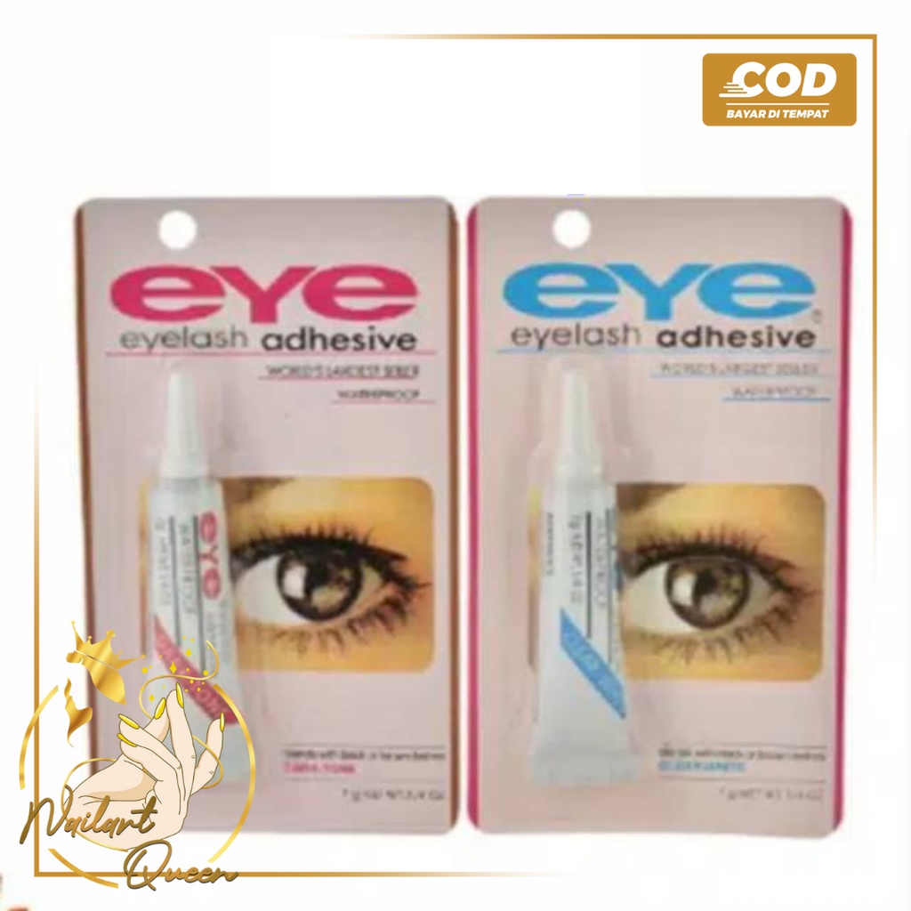 Waterproof False Eyelashes Makeup Adhesive Eye Lash Glue lem bulu mata