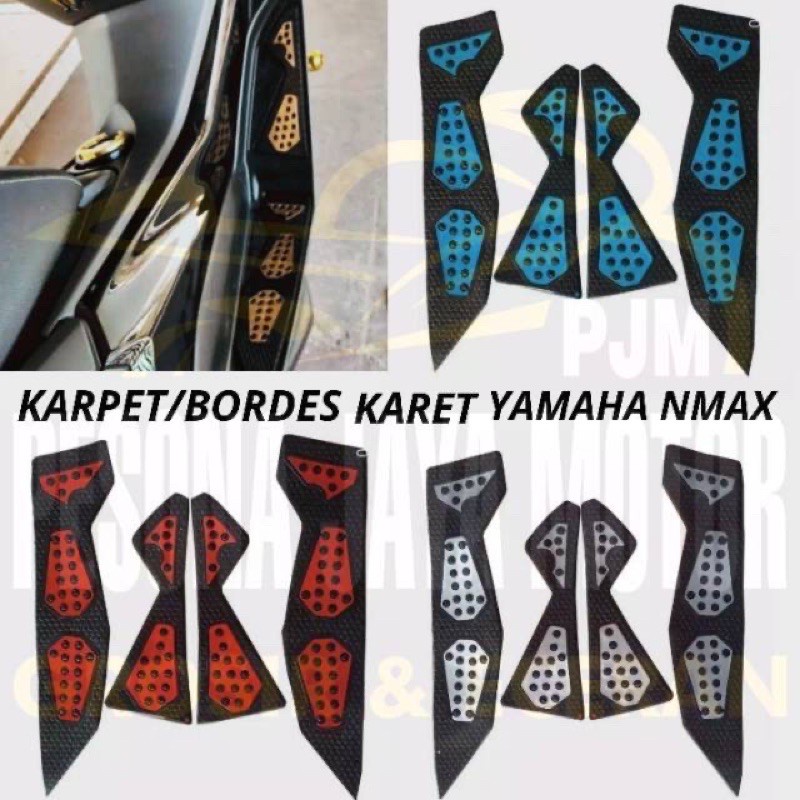 Dunia Variasi - Karpet Nmax Pijakan Kaki Nmax Old 2015-2019 Bordes Karet Premium