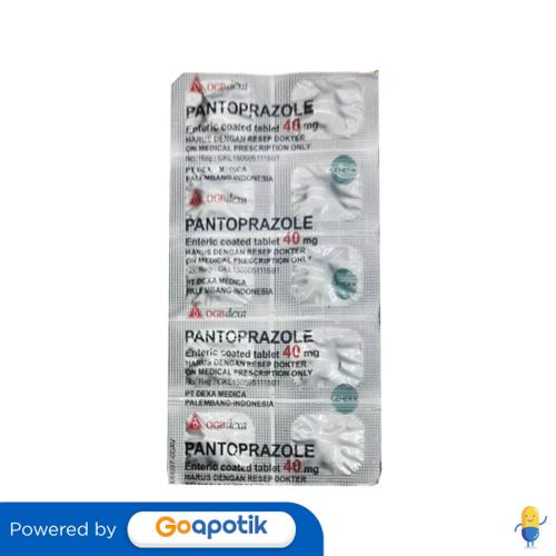 Pantoprazole Ogb Dexa Medica 40 Mg Strip 10 Tablet