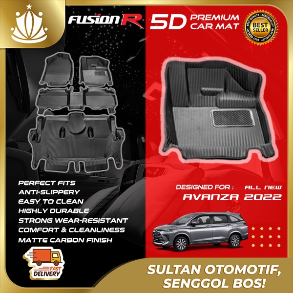 Fusion R Karpet Mobil 5D Toyota All New Avanza 2022 Premium