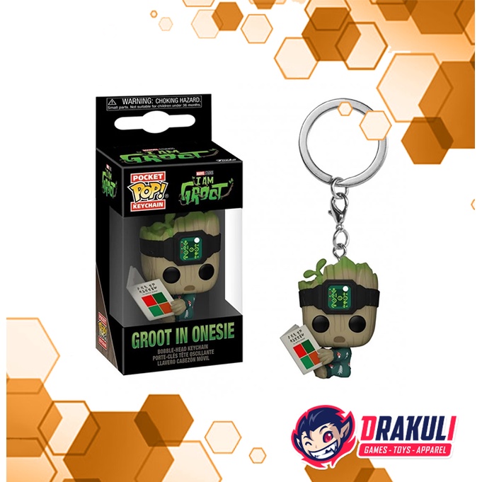 Toys Funko Pocket Pop Keychain I Am Groot In Onesie