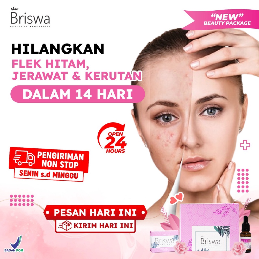 New Briswa Beauty Package - Serum Wanita Mengencangkan Payudara, Membesarkan Payudara, Membesarkan P