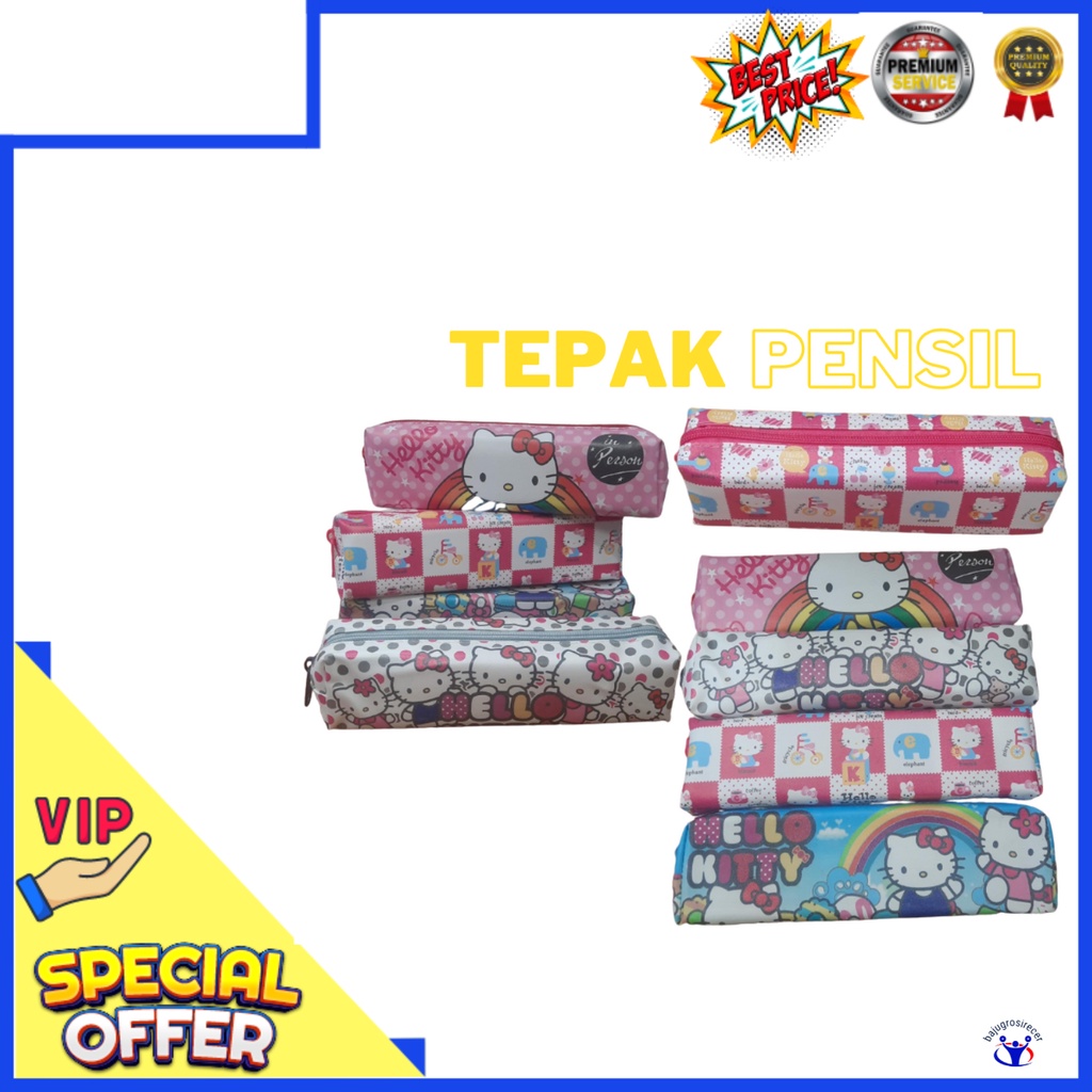 

Kotak Tempat Pensil Alat Tulis Bolpoin Kitty Viral / Tepak Pensil Alat Tulis Serbaguna / Tempat Alat Tulis Anti Air