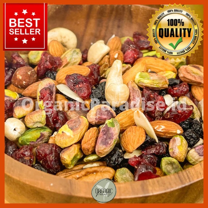 

New Arrival Trail Mix / Mixed Nut Organic Please 600gr Premium Quality Fresh