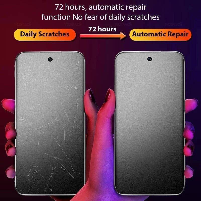 2pcs Film Hidrogel Soft Matte Untuk OPPO Reno 9 8 7 6 5 4 3 Pro Plus 8T 8Z 7Z 7SE 5F 5K 5Z 4Z 4SE 4F 2Z A Z 2 2F Pelindung Layar TPU Frosted Untuk Reno8 7 Kacamata 6 5 4 Lite 3remaja 10x zoom