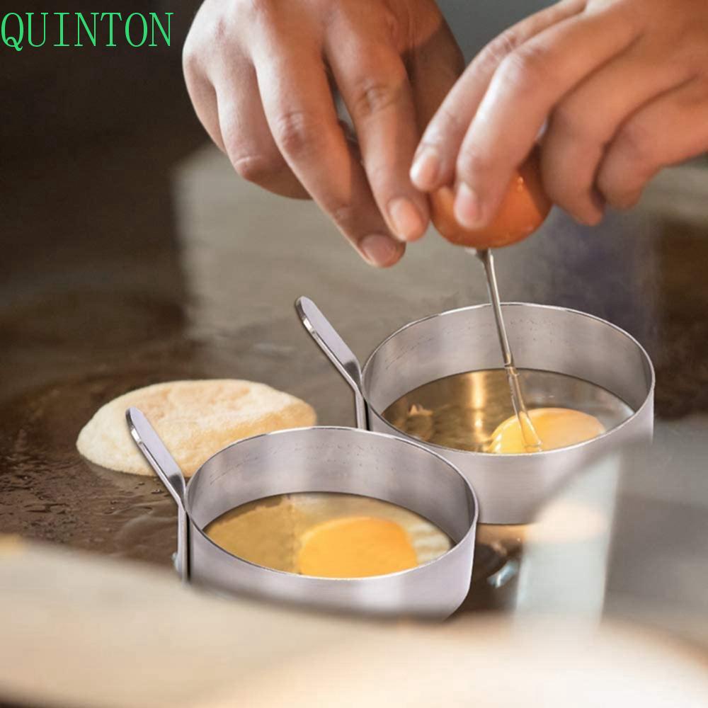 Quinton Egg Ring Cooking 2/4PCS With Handle Bulat Baking Pancake Shaper