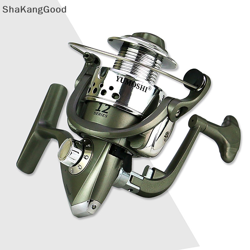 Skid Spinning Fishing Reel Gear Ratio 5.2:1 Dengan 6ball Bearing Gulungan Pancing Untuk Memancing Air Tawar SKK