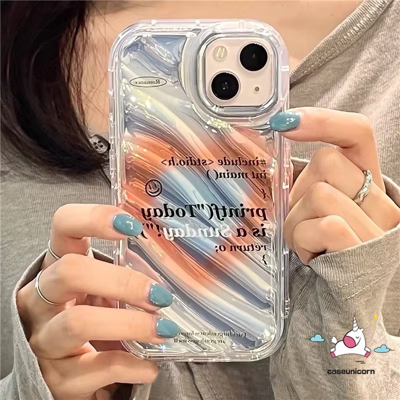 IPHONE Case Kupu-Kupu Cinta Hati Kompatibel Untuk Iphone7 8 6 6S Plus Xr13 11 14 12 Pro MAX 7Plus X XS MAX SE 2020 3D Stereo Korgasi Kreatif Surat Dazzle Warna Laser Card Case