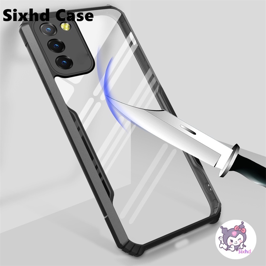 Untuk Samsung J7Prime S23 Ultra S22 S21 Plus Ultra S21FE S20FE S10 Plus Note 20Ultra Plus Note10 Lite S10 Lite Bening Perlindungan Lensa Shockproof Lembut Hitam Bumper Casing Ponsel