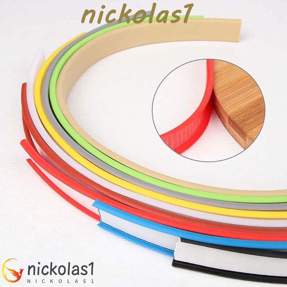 Nickolas1 Edge Banding strip Fixation 12 /15 /18mm Untuk Furniture Cabinet Edge Guard Protector Self Adhesive Bumper strip