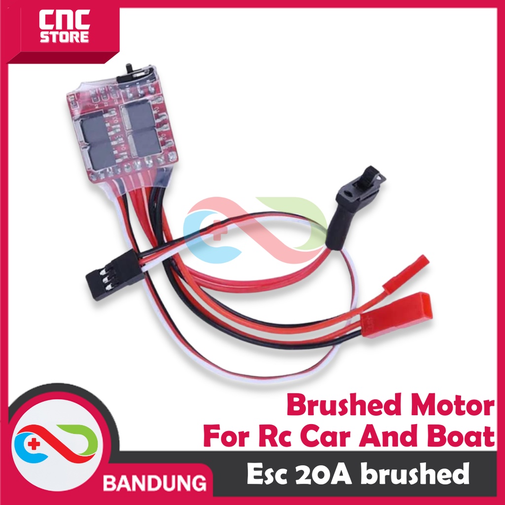 ESC 20A BRUSH MOTOR SPEED CONTROLLER WITH BRAKE