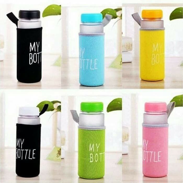 COD - SM88 - My Bottle MYBOTTLE WARNA BUSA BOTOL MINUM POUCH BUSA BOTOL INFUSED WATER 500 ML