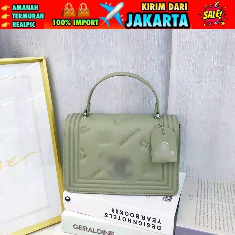 TI 3074 -  TAS SELEMPANG WANITA IMPORT MURAH TAS BATAM WANITA MURAH PESTA KONDANGAN KOREA - C