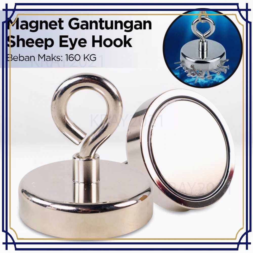 Magnet Gantungan Sheep Eye Hook Neodymium SNF36 SNF42 MG753