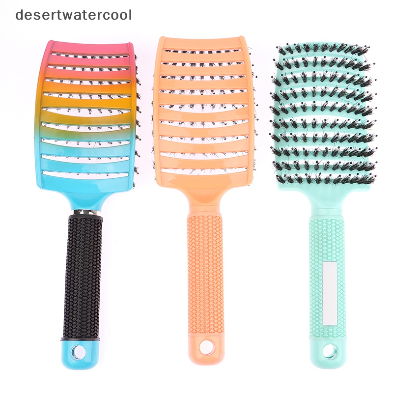 Deid Sisir Pijat Kulit Kepala Rambut Hairbrush Penghilang Stress Wet Curly Detangle Hair Brush Martijn