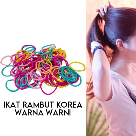 [100 Biji] Ikat Tali Rambut Gaya Korea