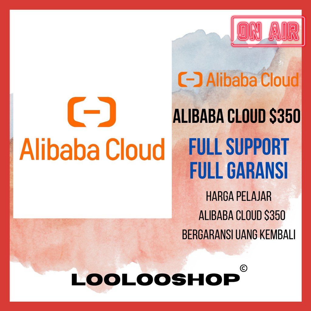 Akun Alibaba Cloud $450  Free Tier 1 Tahun Full Garansi Termurah Murah Server VPS RDP tahun bulan GARANSI LAJUNONSTOP
