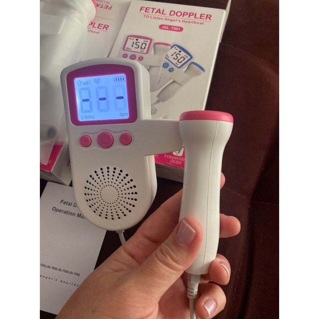BWESH Fetal Doppler Alat Deteksi Jantung Janin Bayi Kandungan JSL-T501