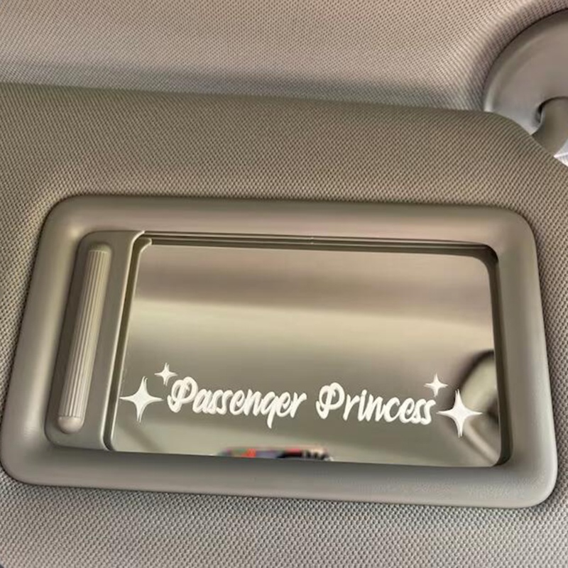 1pc Penumpang Putri Mobil Spion Stiker Decal Tahan Air Spion Vinyl Self-adhesive Stiker Auto Interior Aksesoris