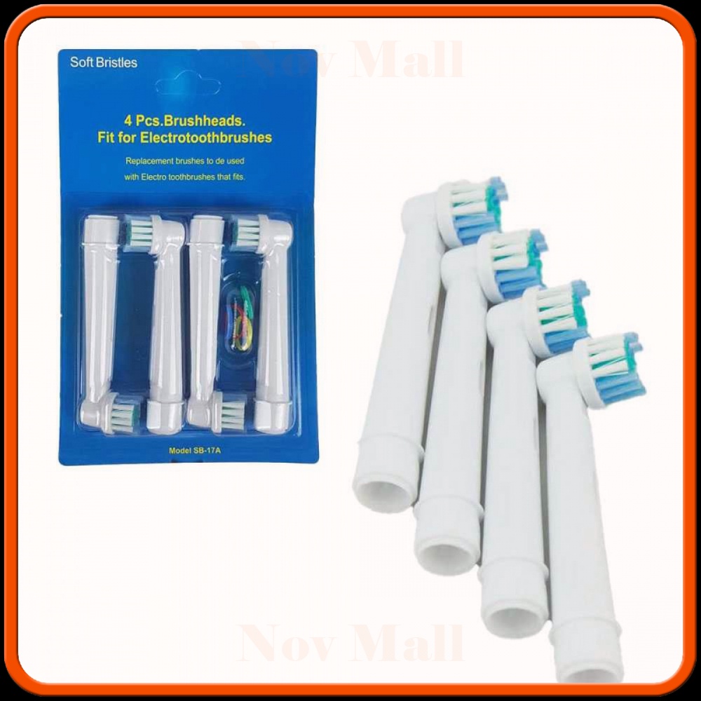 Electric Toothbrush Replacement 4 PCS for Oral-B - SB-17A