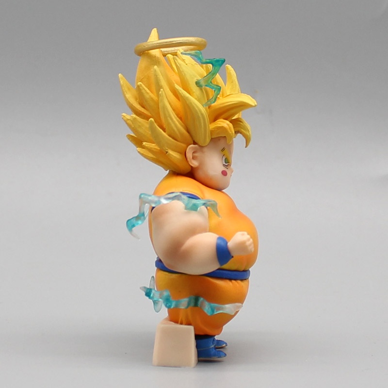 Anime Dragon Ball Figure Fatty Kakarotto Fat Angel Son Goku Vegeta 8CM Figure Model Mainan Boneka Dekorasi