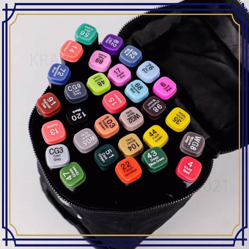 Spidol Dual Side Fine Art Marker 30 Color - T30