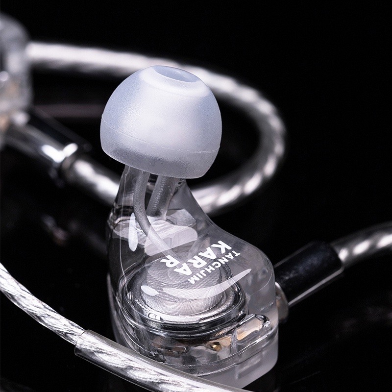 Earphone Hybrid TANCHJIM KARA 1DD+4BA Dengan Kabel 0.78 2Pin Earbud Studio DJ Audiophile Earphone