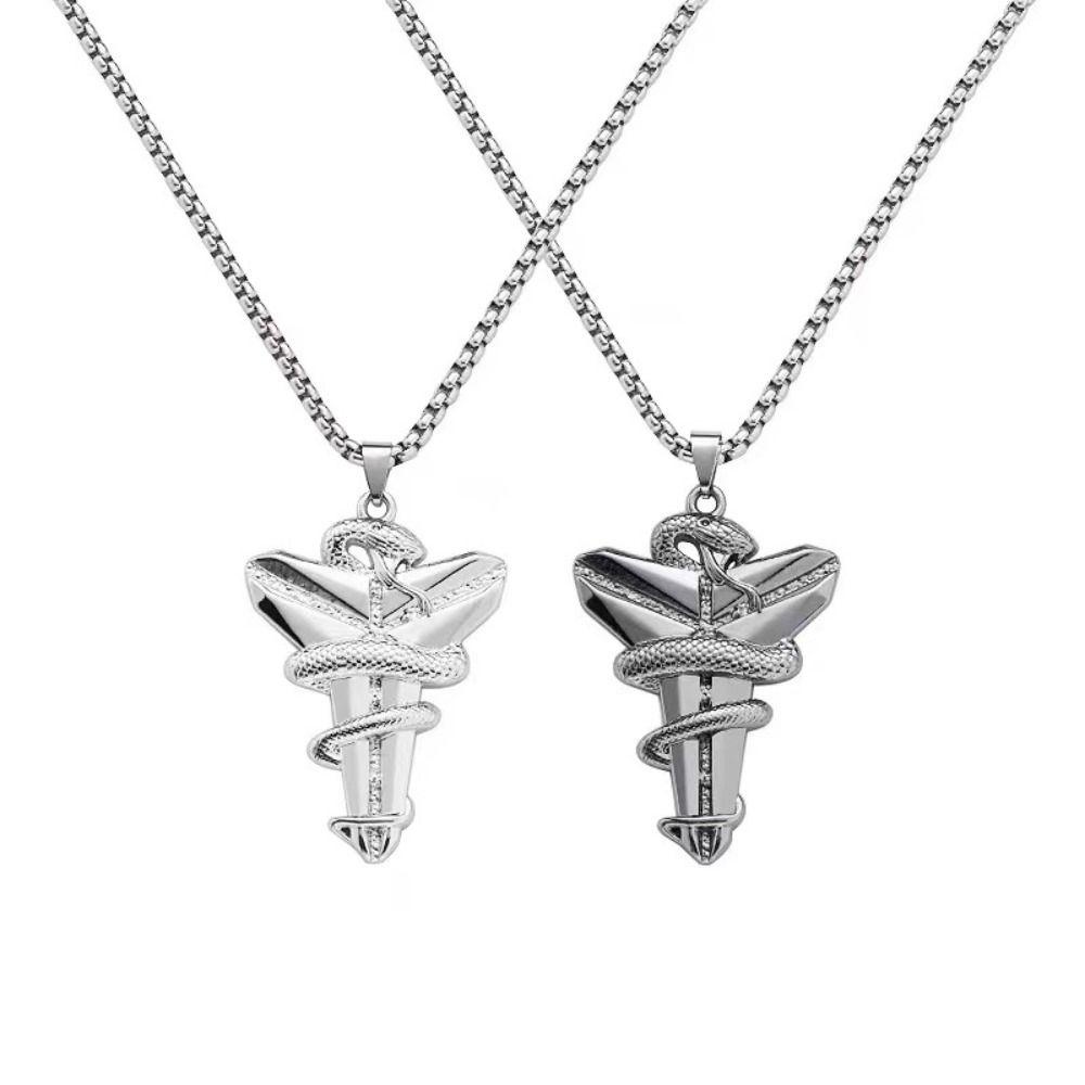 Mxbeauty Basket Fans Kalung Daily Retro Perhiasan Aksesoris Street Wear Alloy Boho Jewelry Cross Necklace Untuk Basket Fans
