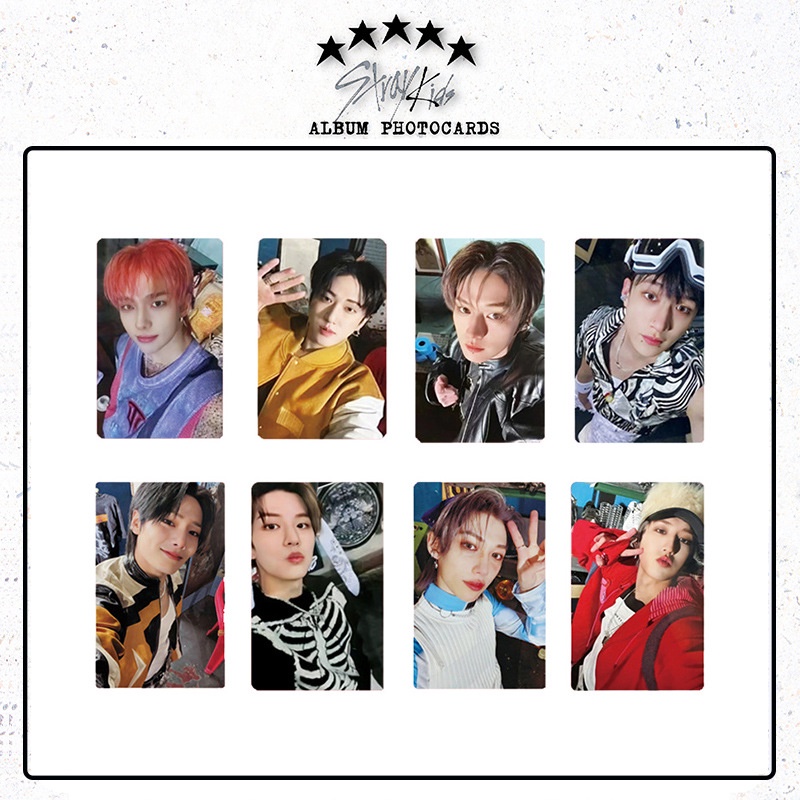 8pcs /set Album STRAY KIDS 5-STAR Photocards Kartu Lomo Straykids Stage Belakang Kpop Postcards Series