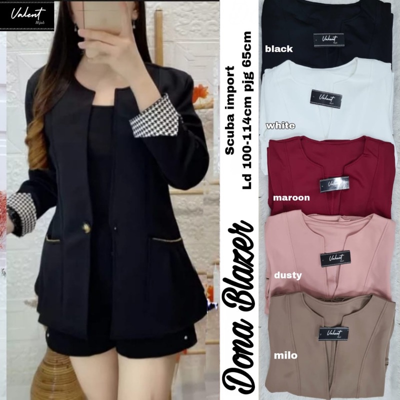DONA • NARA • MIDIE • DESTY BLAZER ORI VALENT | Scuba Import