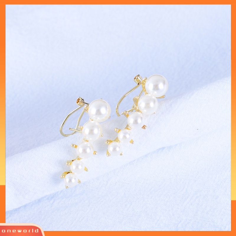 [ONR] Anting Mutiara Elegan, simple, Dan Kecil, Dengan Kepribadian, Anting, Anting, Perempuan